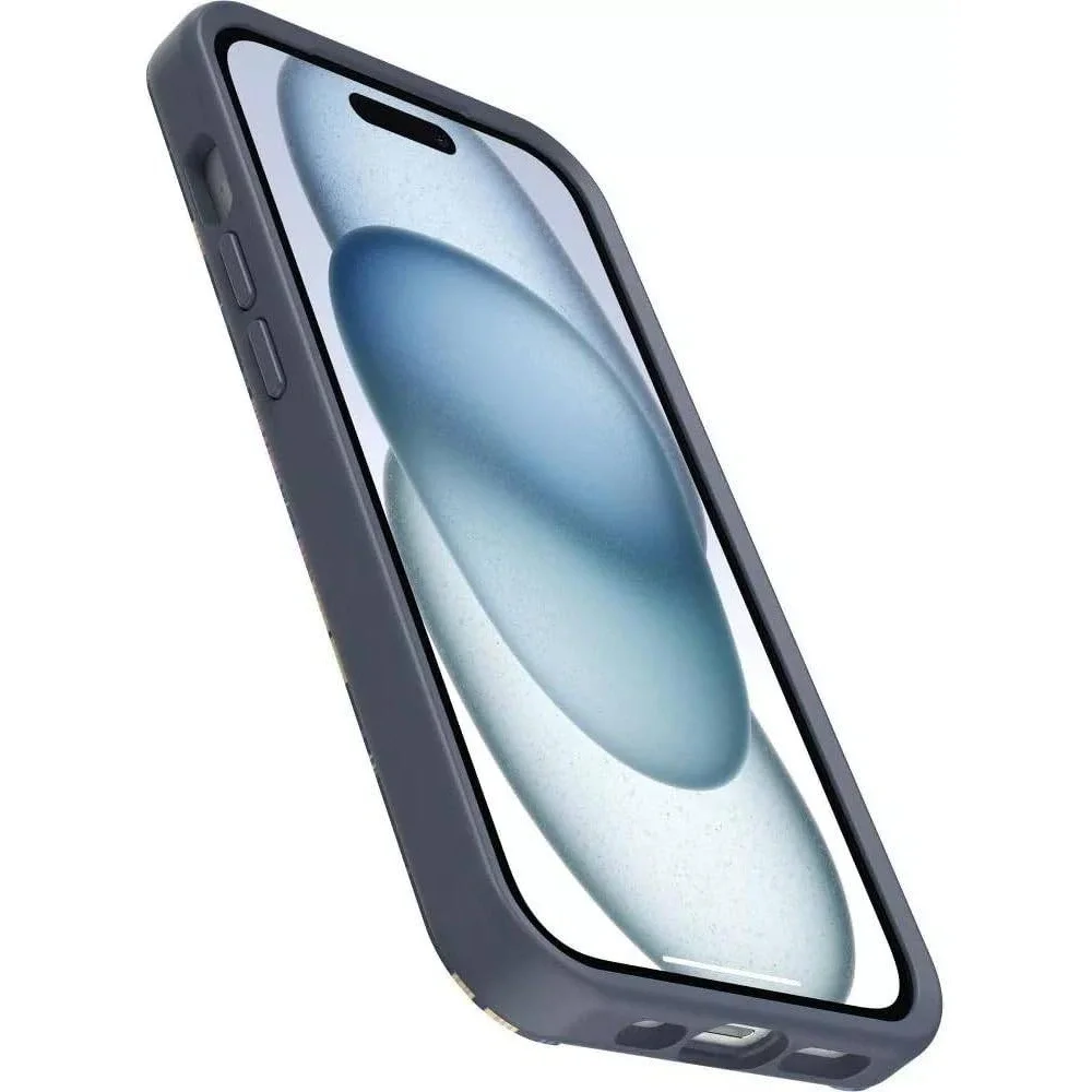 OtterBox Symmetry Series iPhone 16 Case‎ Midnight Garden Floral Blue Pink